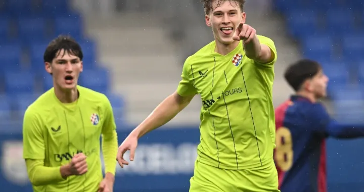 12.02.2025., stadion Johan Cruyff, Sant Joan Despi, Barcelona, Spanjolska - UEFA Liga prvaka mladih, sesnaestina finala, FC Barcelona - GNK Dinamo Zagreb. Photo: Marko Lukunic/PIXSELL