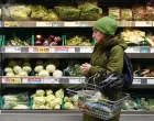 epa10338518 A person shops at a supermarket in London, Britain, 30 November 2022. UK food prices have risen to a new record rate. Food inflation has increased to 12.4 percent from 11.6 percent in October, according to the British Retail Consortium (BRC). The BRC is warning consumers of a bleak winter ahead. EPA/ANDY RAIN/Andy Rain