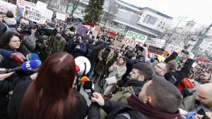 Protesti studenata Trg/Damir Deljo