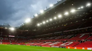 epa10269357 A general view of the pitch inside Old Trafford before the UEFA Europa League, Group E soccer match between Manchester United and Sheriff Tiraspol held at Old Trafford in Manchester, Britain, 27 October 2022. EPA/PETER POWELL