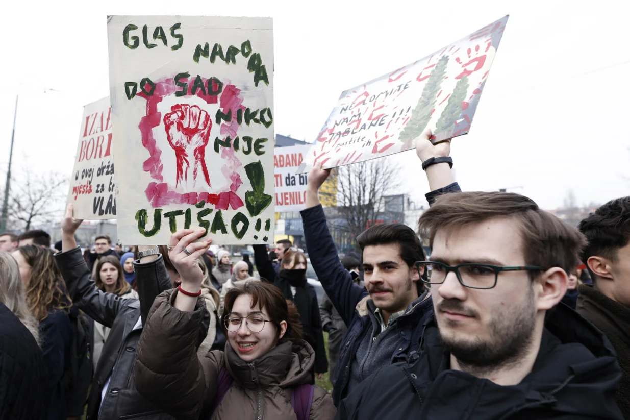 Protesti studenata Trg/Damir Deljo