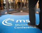 20230217, MSC, Munich Security Conference, Hotel Bayerischer Hof: MSC Entrance/Angelika Warmuth