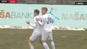 Slavlje fudbalera Radnika (FOTO: Screenshot/Arena Sport)