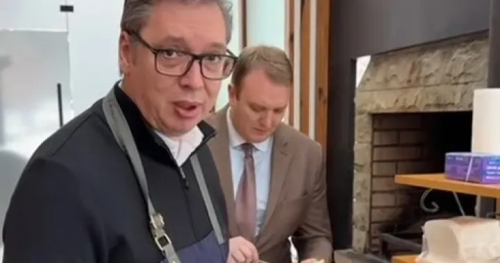 Vučiić objavio snimak/Printscreen/Instagram//