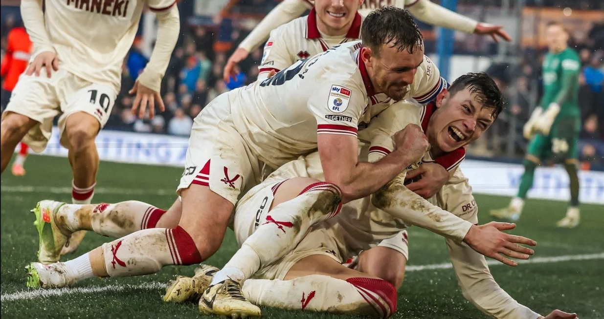 Ahmedhodžić slavi novi pogodak (FOTO: Sheffield United)