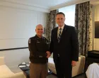 Komandant NATO savezničkih snaga za Evropu (SACEUR) Christopher Cavoli i Denis Bećiroviću u Minhenu//