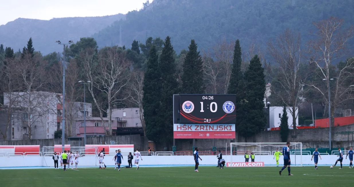 HŠK Zrinjski - FK Željezničar, 18. kolo WWin lige BiH, 16.2.2025.g.