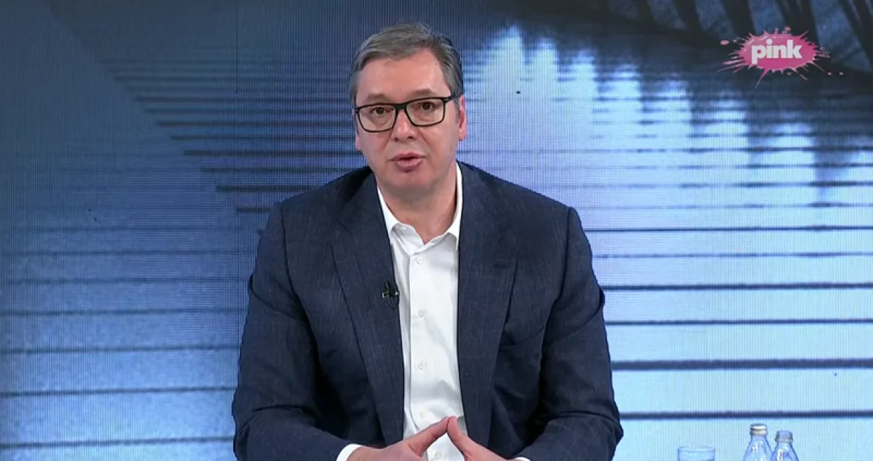 Aleksandar Vučić (FOTO: Screenshot/TV Pink)