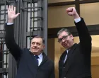 Milorad Dodik i Aleksandar Vučić u Banjoj Luci, obilježavanje Sretenja/