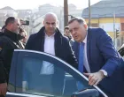 Milorad Dodik stigao na ročište, Sud BiH, Dodikove pristalice/Damir Deljo