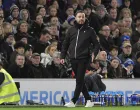 epa10384269 Roberto De Zerbi manager of Brighton & Hove Albion during the English Premier League soccer match between Brighton & Hove Albion FC and Arsenal London in Brighton, Britain, 31 December 2022. EPA/Vince Mignott EDITORIAL USE ONLY. No use with unauthorized audio, video, data, fixture lists, club/league logos or 'live' services. Online in-match use limited to 120 images, no video emulation. No use in betting, games or single club/league/player publications