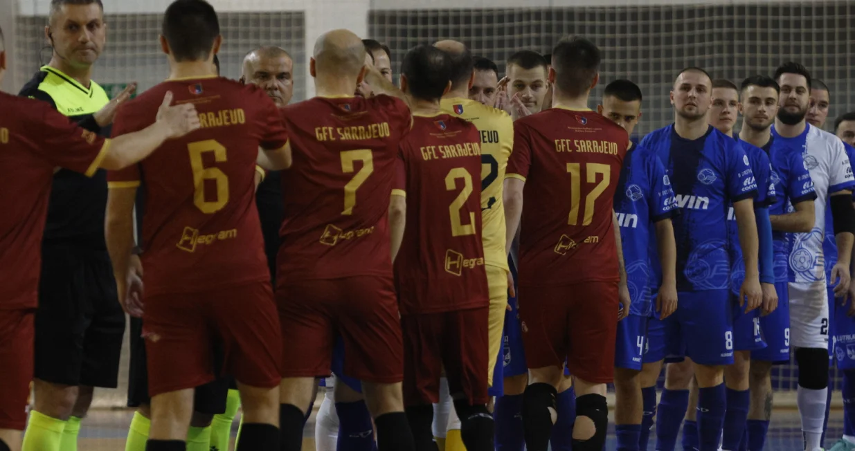 Futsal Željezničar - GFC Sarajevo (FOTO: Sanel Konjhodžić/Sport1)