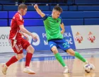 28.11.2024., KC Drazen Petrovic, Zagreb - Elitna runda UEFA Futsal Lige prvaka, skupina B, 2. kolo, MNK Olmissum - Kairat Almaty. David Barbaric Photo: Luka Stanzl/PIXSELL