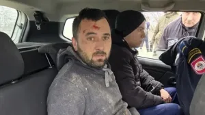 emir selimović nakon ohapšenja u policijskom vozilu ATV/Atv