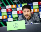 Victor Sanchez during press conference of NK Olimpija before the UEFA Champions League match against Larne F.C. on November 27, 2024 at Stadium Siska in Ljubljana, Slovenia. Photo by Luka Vovk/Sportida