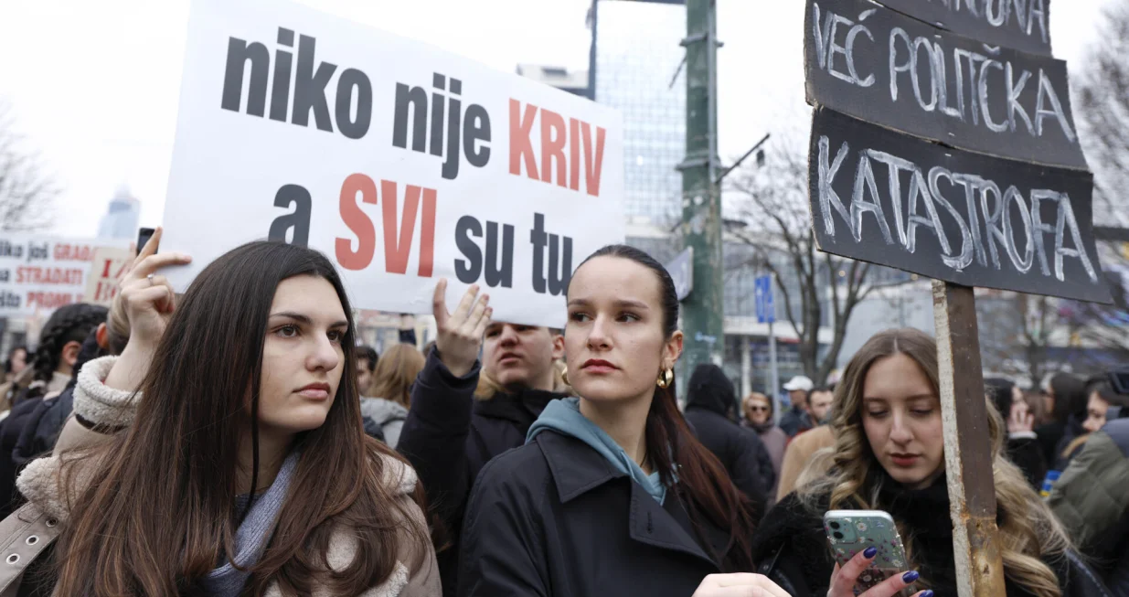 Protesti studenata Trg/Damir Deljo