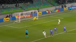 Olimpija nije uspjela realizovati penal (FOTO: Screenshot)