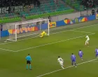 Olimpija nije uspjela realizovati penal (FOTO: Screenshot)