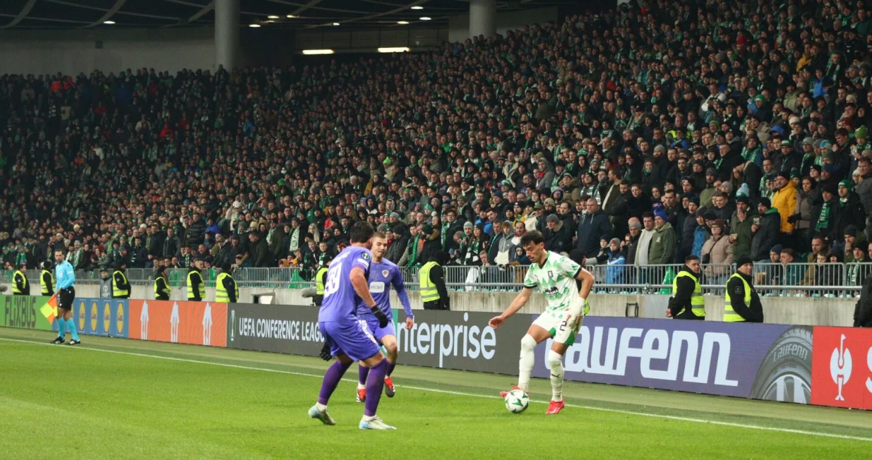 Detalj sa utakmice iz Ljubljane - Olimpija protiv Borca (FOTO: Slaven Petković)