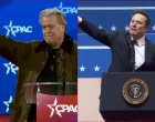 Steve Bannon salutira desnicom tijekom govora na Konferenciji konzervativne političke akcije (CPAC)/Ilustracija