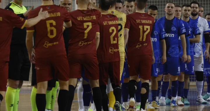 Futsal Željezničar - GFC Sarajevo (FOTO: Sanel Konjhodžić/Sport1)