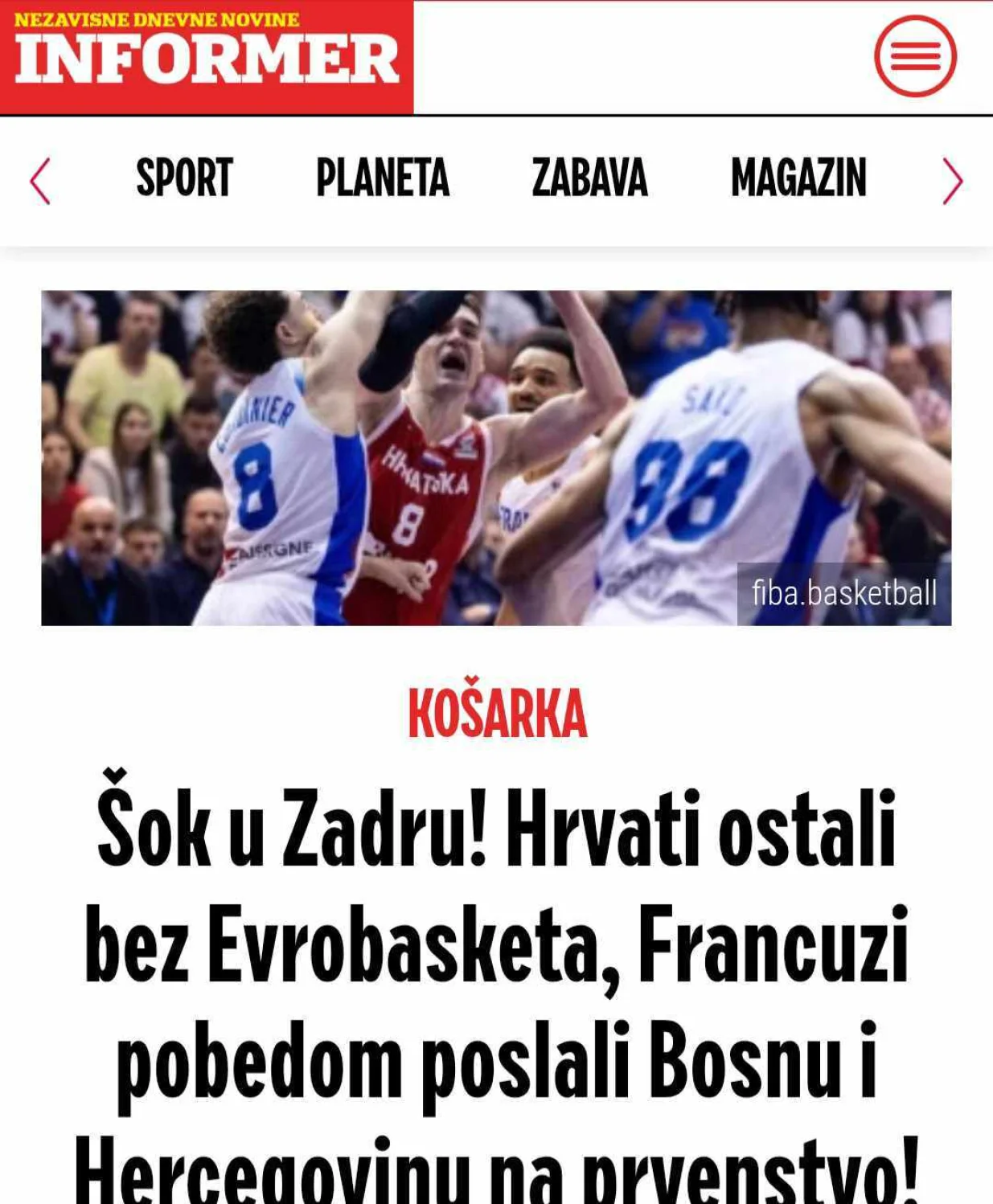 Naslovnica Informera