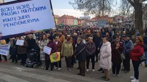 Protest penzionera u tuzli/BHRT/Bhrt