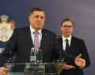 Milorad Dodik i Aleksandar Vučić/Screenshot