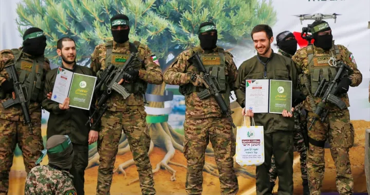 Hamas je u subotu predao pet izraelskih talaca Crvenom križu na dvije lokacije u Gazi/Anadolija/Anadolija