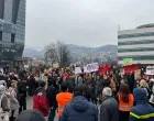 Protest u sarajevu u organizaciji neformalne grupe studenata Hićel ta promjena/Damir Deljo