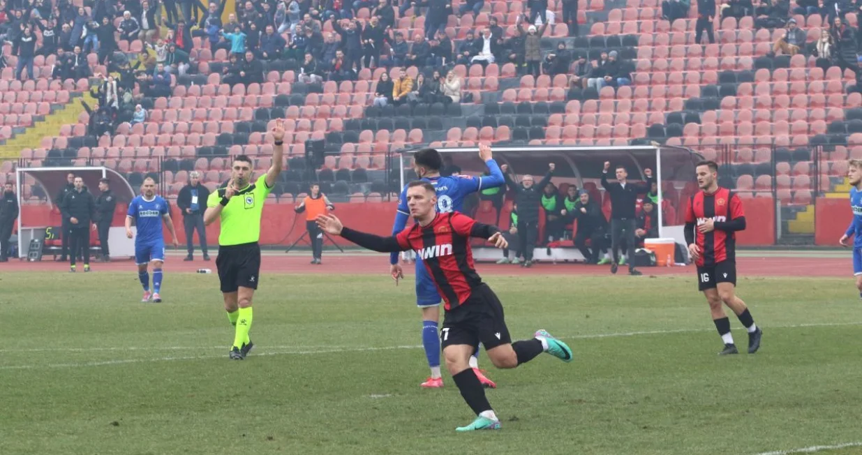 Detalj se utakmice između Slobode i Radnika - 23.02.2025. (FOTO: Sport1.ba)