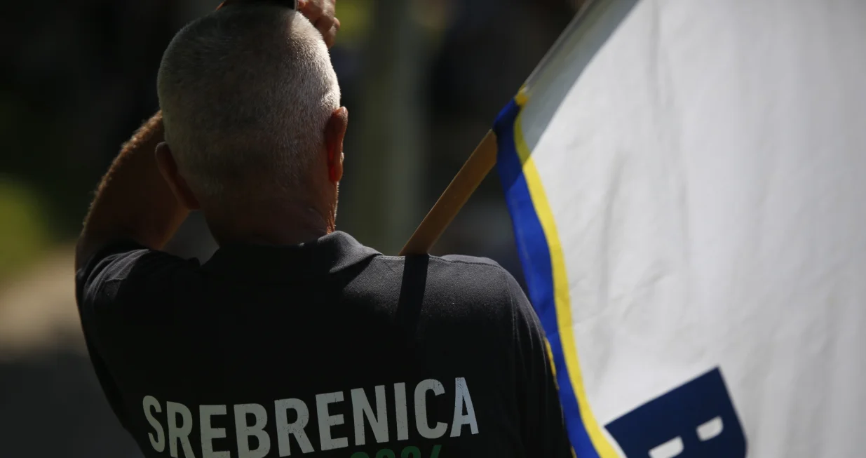 Okupljanje porodica i građana u Potočarima, genocid u Srebrenici, Srebrenica, 29. godišnjica, dženaza/Damir Deljo/Damir Deljo