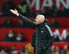 epa10387776 Manchester United Manager Erik ten Hag during the English Premier League soccer match between Manchester United and AFC Bournemouth, in Manchester, Britain, 03 January 2023. EPA/ADAM VAUGHAN EDITORIAL USE ONLY. No use with unauthorized audio, video, data, fixture lists, club/league logos or 'live' services. Online in-match use limited to 120 images, no video emulation. No use in betting, games or single club/league/player publications.