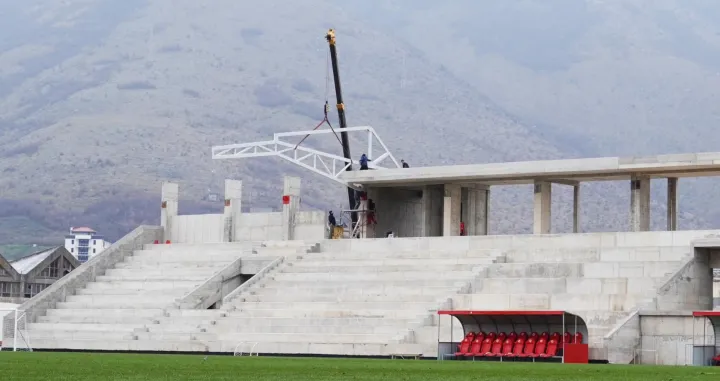 Radovi na stadionu/FOTO: Adil Baralija - FK Velež