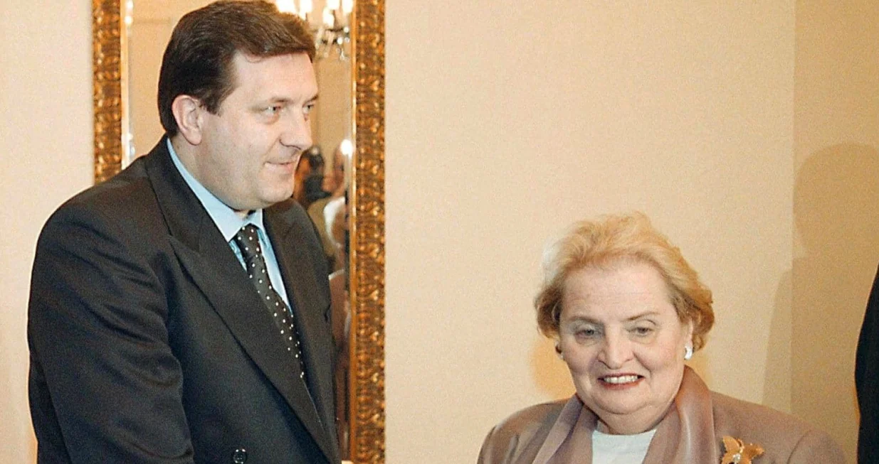 Dodik sa Madeleine Albright/