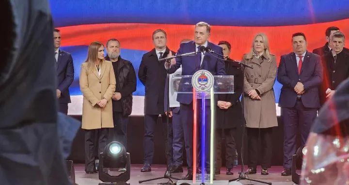 milorad dodik miting banjaluka srpska te zove/