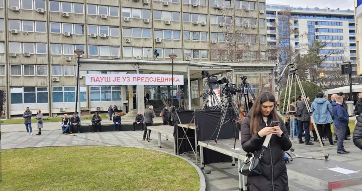 Miting u Banjoj Luci, okupljanje građana, podrška za Dodika, Milorad Dodik/Goran Dakić