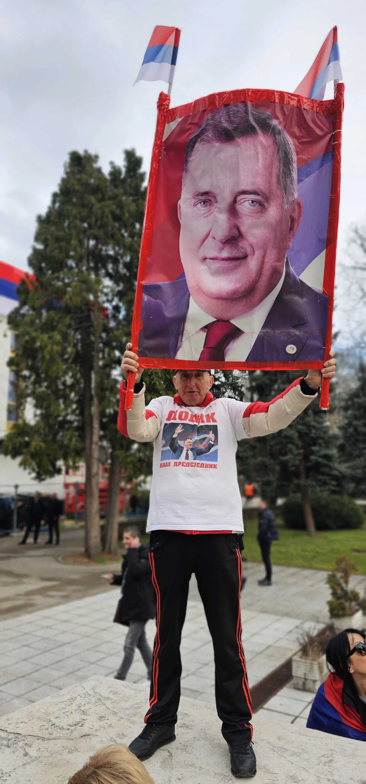 Miting u Banjoj Luci, okupljanje građana, podrška za Dodika, Milorad Dodik/Goran Dakić