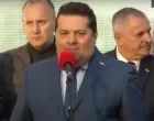 Nenad Stevandić, predsjednik NSRS-a, obraćanje na mitingu, miting podrške/