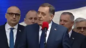 Milorad Dodik, predsjednik Republike Srpske, obraćanje na mitingu u Banjoj Luci/Prtsc