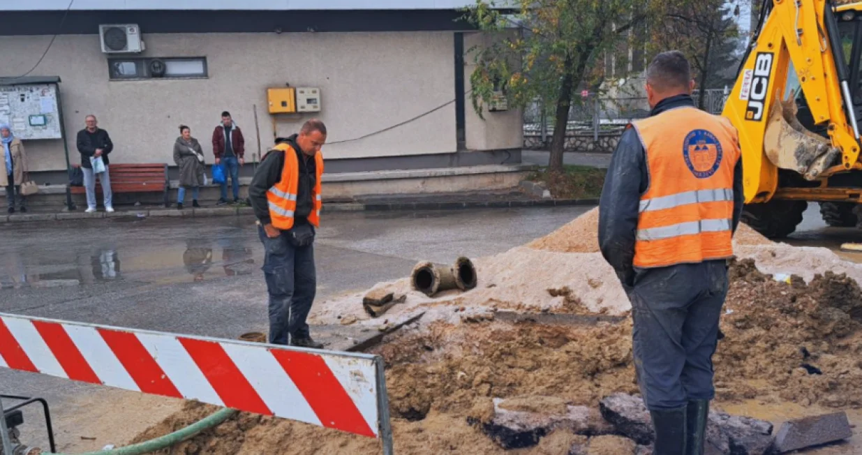 Radovi na vodovodnoj mreži u Sarajevu/Facebook