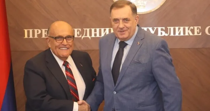 Rudy Giuliani i Milorad Dodik/