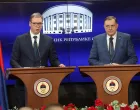 milorad dodik, aleksandar vučić, banja luka, dan presude/Miomir Jakovljevic