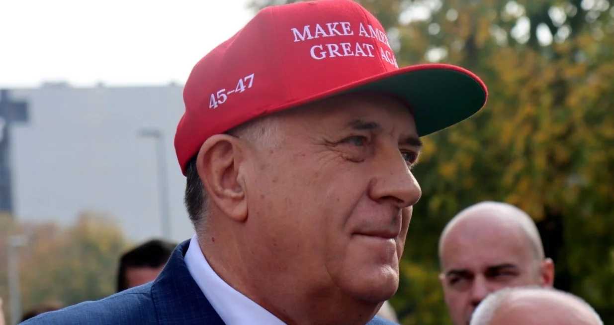 Milorad Dodik slavi pobjedu Donalda Trumpa/X/