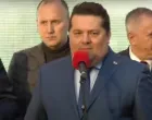 Nenad Stevandić, predsjednik NSRS-a, obraćanje na mitingu, miting podrške/