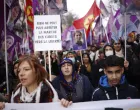 epaselect epa10394174 Members of the Kurdish community take part in a demonstration marking the 10th anniversary of the killing of three Kurdistan Workers Party (PKK) members in Paris, France, 07 January 2023. Three Kurdish women, including the founding member of the PKK, were shot dead at a community center in Paris on 10 January 2013. The commemoration comes a few days after a gunman opened fire outside a Kurdish cultural center in central Paris on 23 December 2022, killing three people. EPA/YOAN VALAT/Yoan Valat