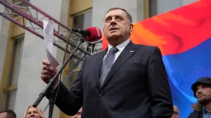 Milorad Dodik na mitingu u Banjoj Luci nakon izricanja presude Suda BiH/Dejan Rakita