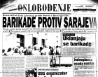 Barikade protiv Sarajeva/ Arhiv Oslobođenja/