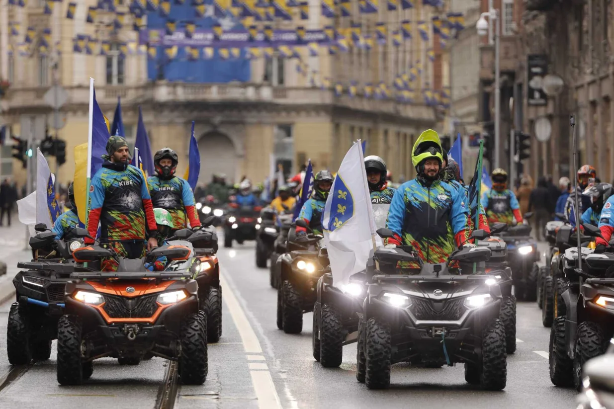 Sarajevom prošao dosad najveći defile ATV i UTV vozila povodom Dana nezavisnosti BiH/Senad Gubelić