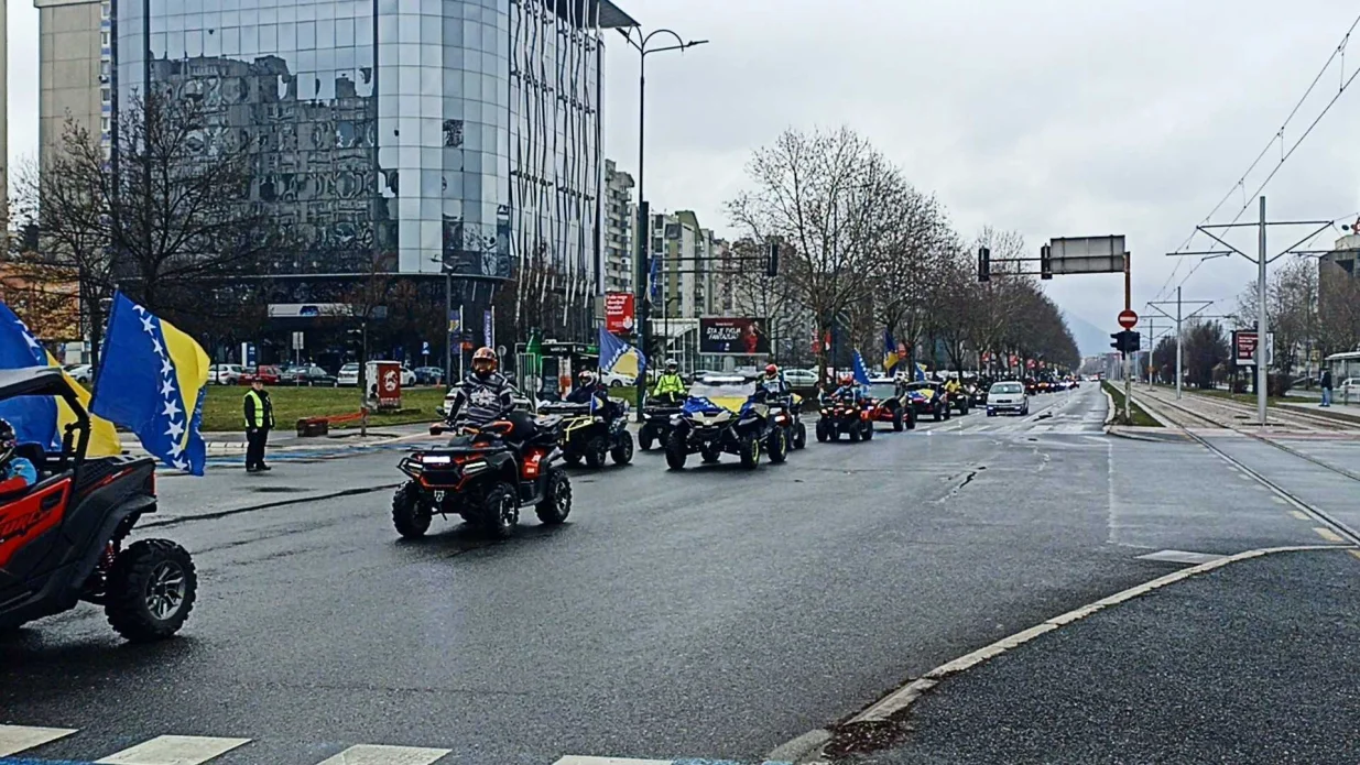 Sarajevom prošao dosad najveći defile ATV i UTV vozila povodom Dana nezavisnosti BiH/Edin Barimac